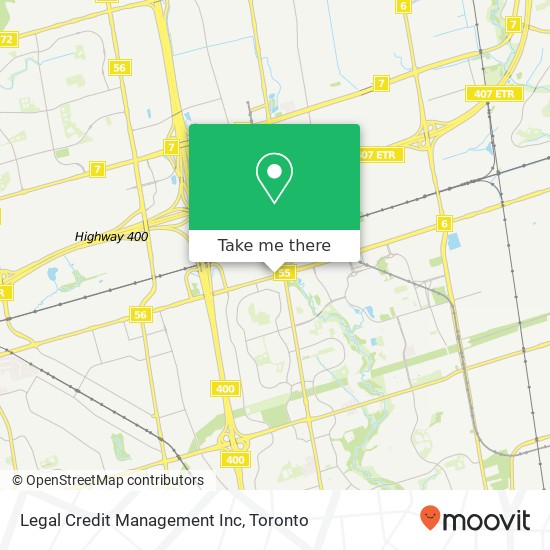 Legal Credit Management Inc map