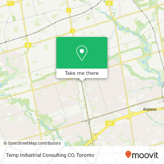 Temp Industrial Consulting CO map