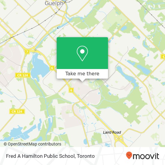 Fred A Hamilton Public School map