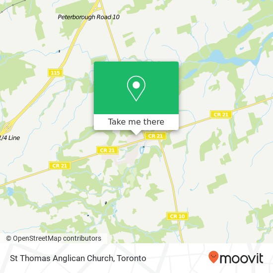 St Thomas Anglican Church map