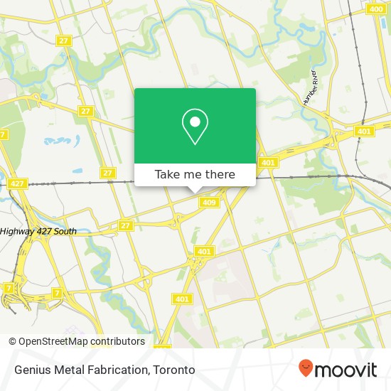 Genius Metal Fabrication map