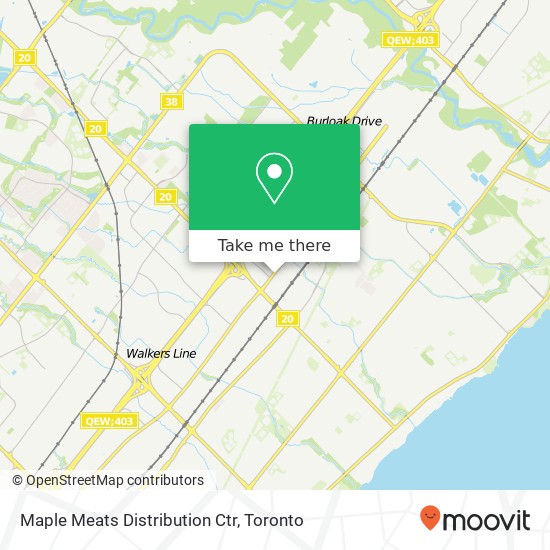 Maple Meats Distribution Ctr map