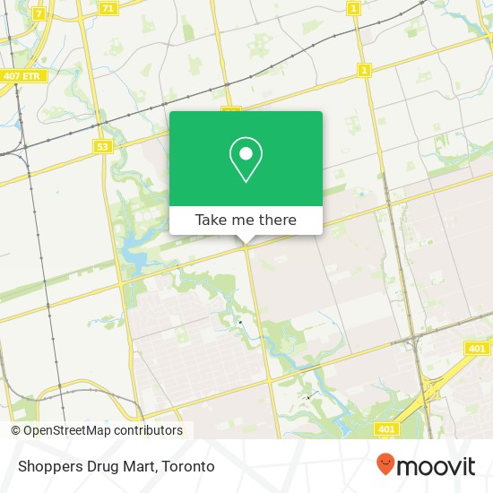 Shoppers Drug Mart map