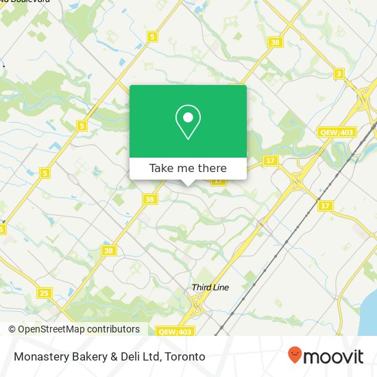 Monastery Bakery & Deli Ltd map