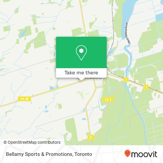 Bellamy Sports & Promotions map