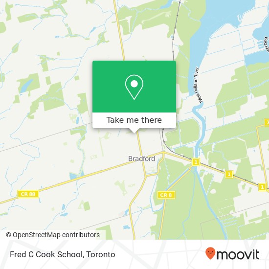 Fred C Cook School map