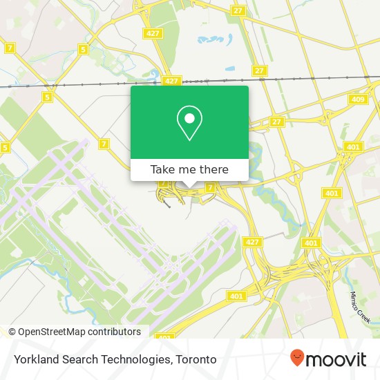 Yorkland Search Technologies map