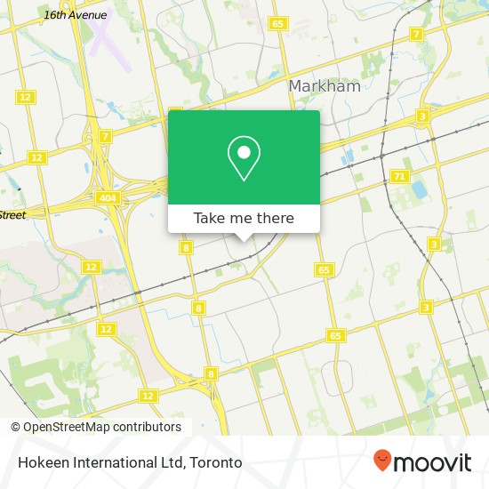 Hokeen International Ltd map