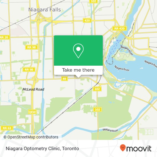 Niagara Optometry Clinic plan