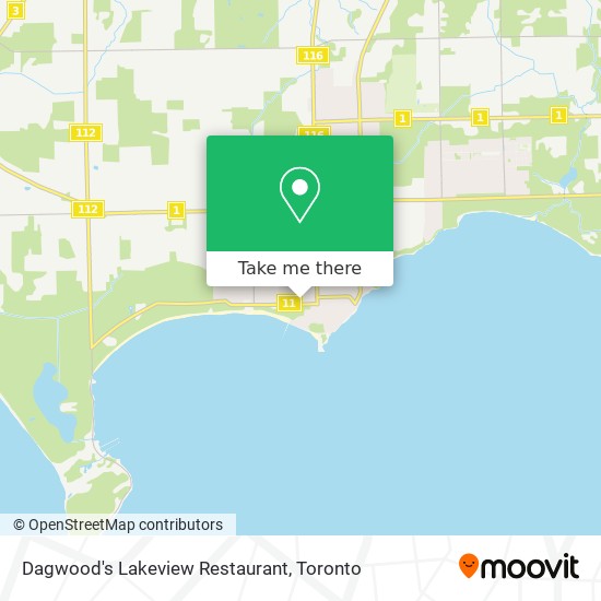 Dagwood's Lakeview Restaurant map