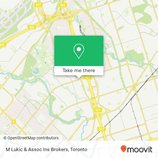 M Lukic & Assoc Ins Brokers map