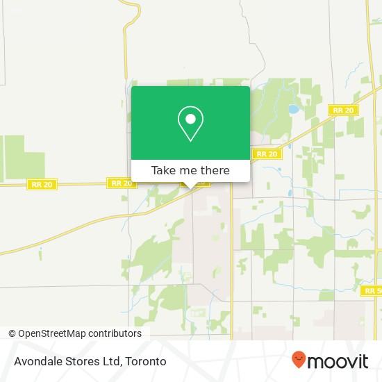 Avondale Stores Ltd map