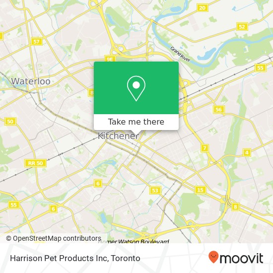 Harrison Pet Products Inc map