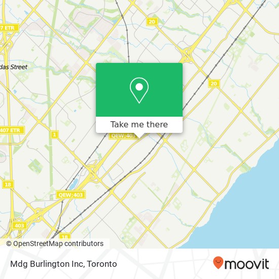 Mdg Burlington Inc map
