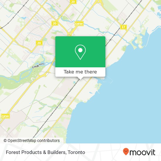 Forest Products & Builders map