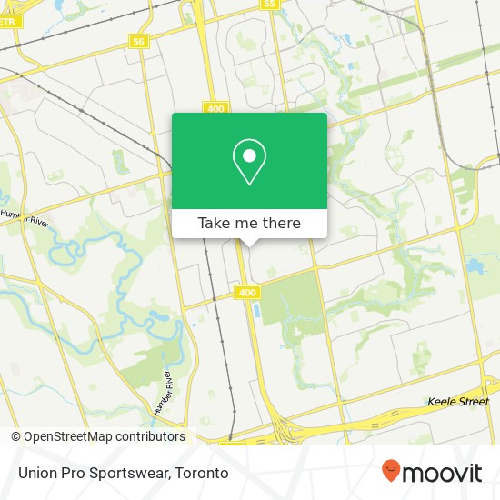 Union Pro Sportswear map