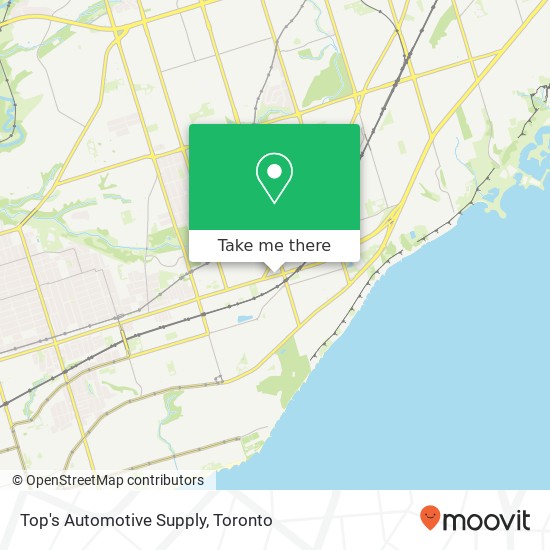 Top's Automotive Supply map