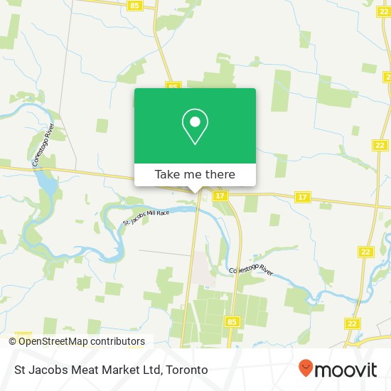 St Jacobs Meat Market Ltd map