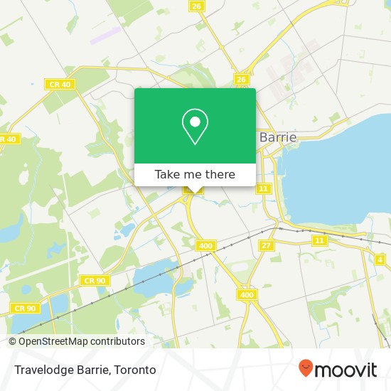 Travelodge Barrie plan