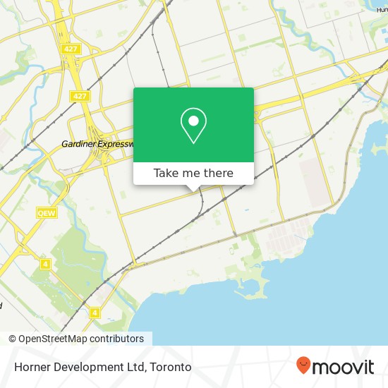 Horner Development Ltd map