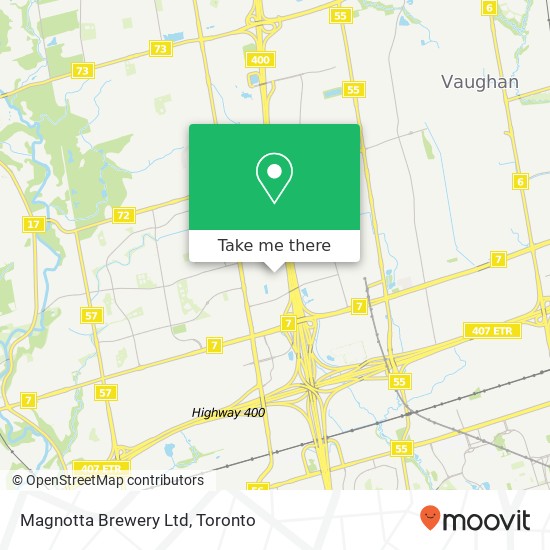 Magnotta Brewery Ltd map