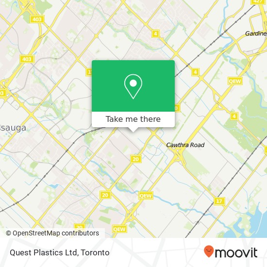 Quest Plastics Ltd map