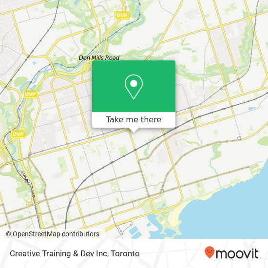 Creative Training & Dev Inc map