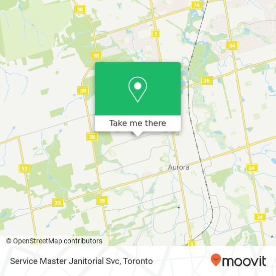 Service Master Janitorial Svc map