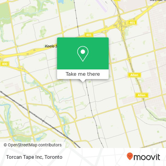 Torcan Tape Inc map