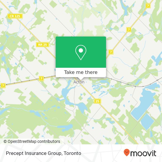 Precept Insurance Group map