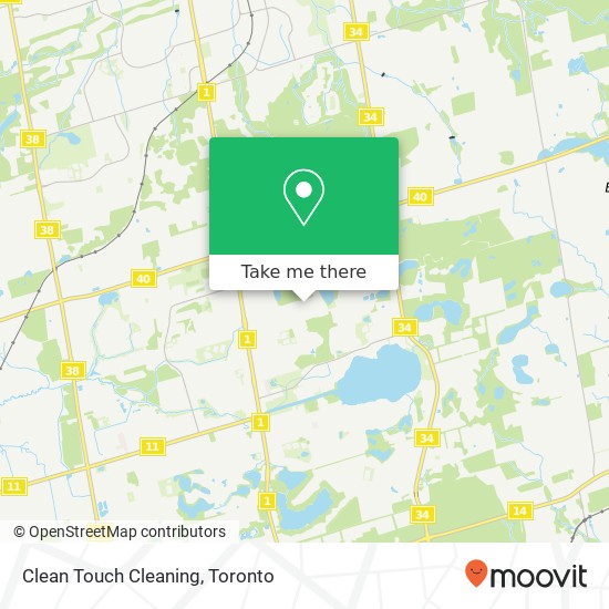 Clean Touch Cleaning map