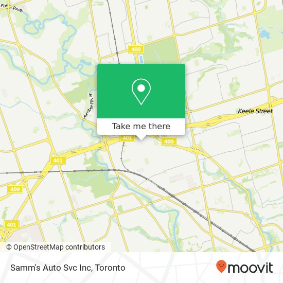 Samm's Auto Svc Inc map