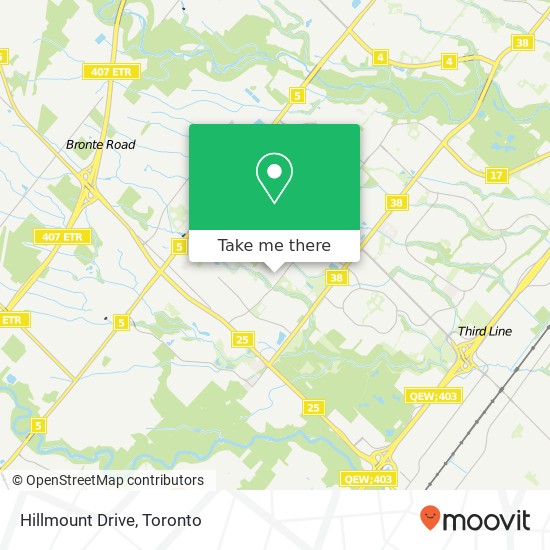 Hillmount Drive map