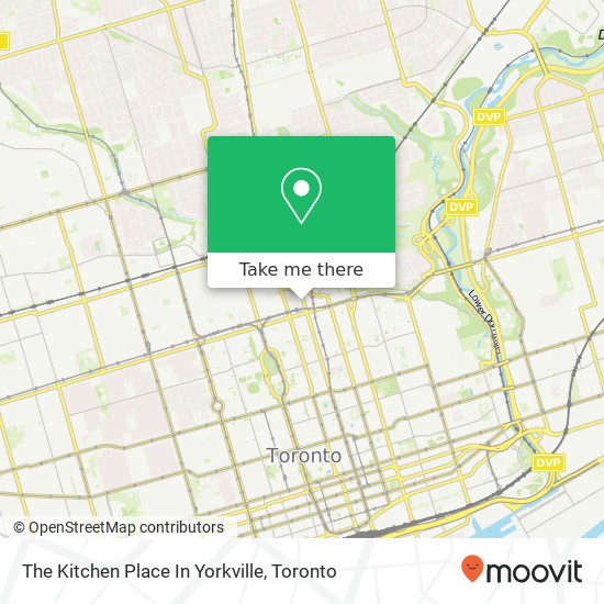 The Kitchen Place In Yorkville map