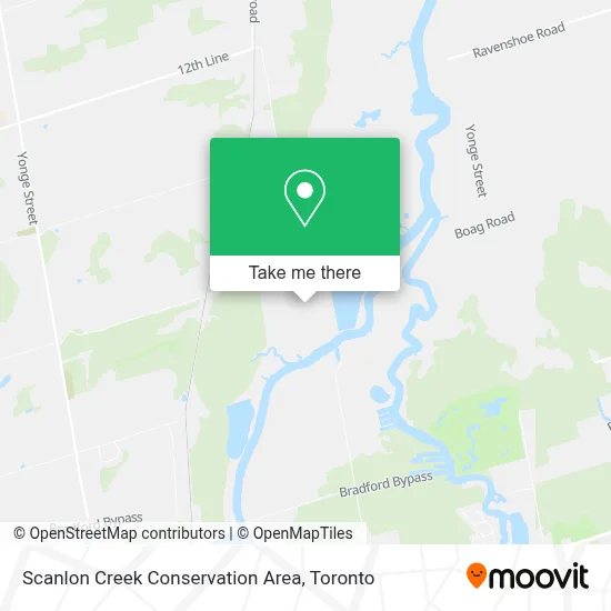 Scanlon Creek Conservation Area map