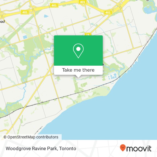 Woodgrove Ravine Park map