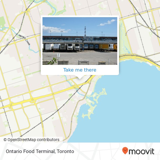 Ontario Food Terminal map