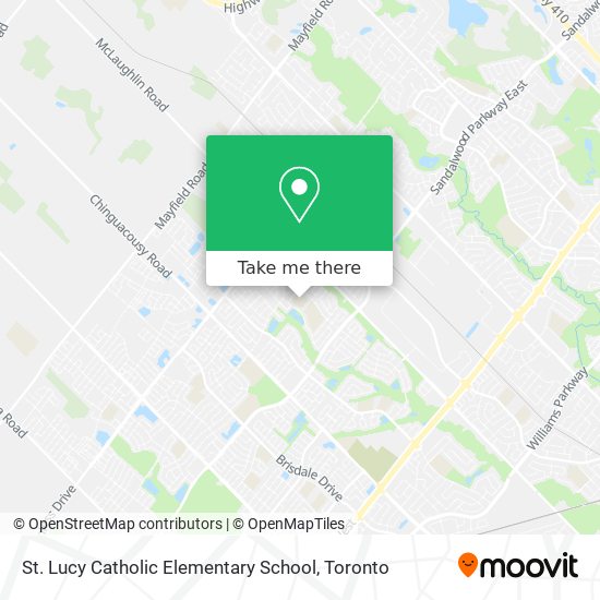 St. Lucy Catholic Elementary School map