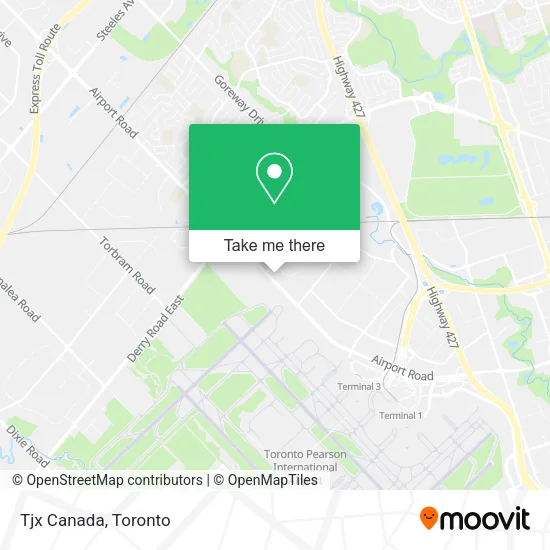 Tjx Canada map