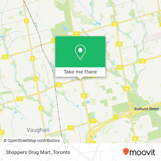 Shoppers Drug Mart map