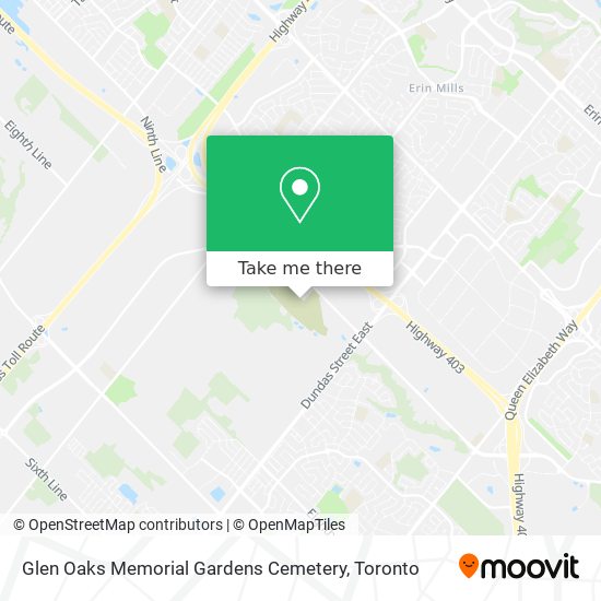 Glen Oaks Memorial Gardens Cemetery map