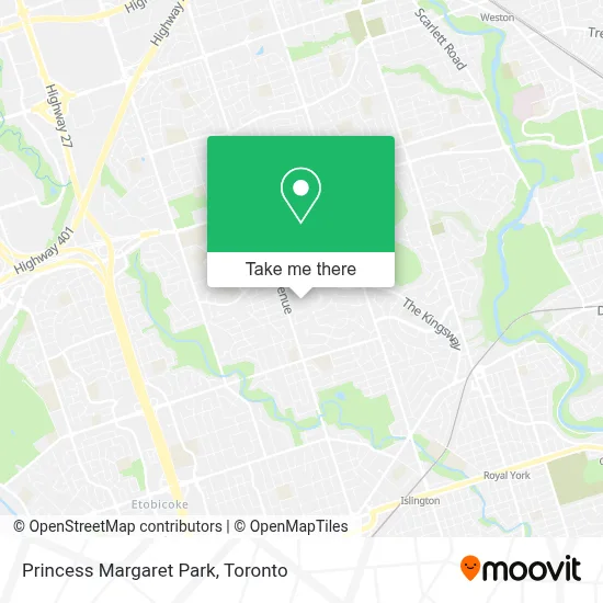 Princess Margaret Park map