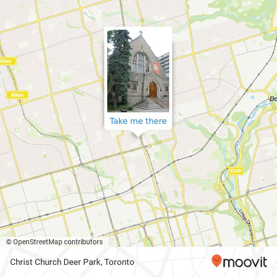 Christ Church Deer Park map