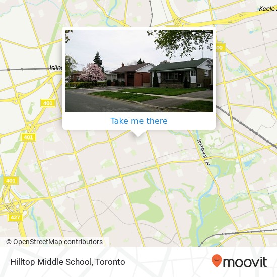 Hilltop Middle School map