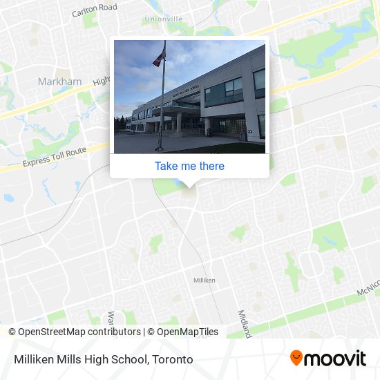 Milliken Mills High School map