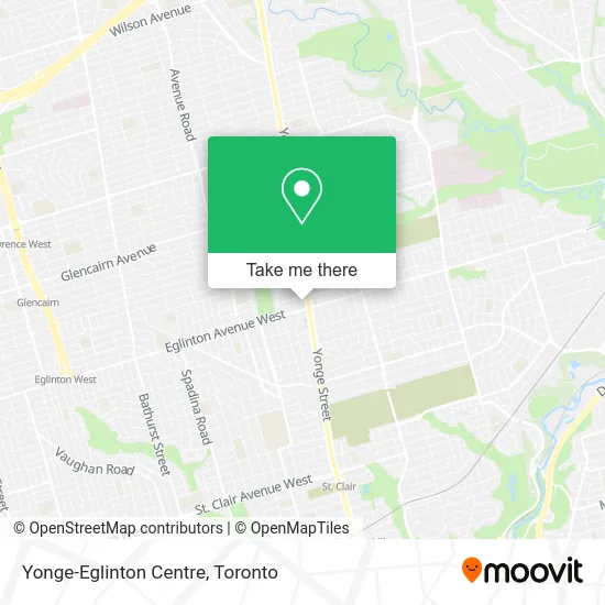 Yonge-Eglinton Centre map