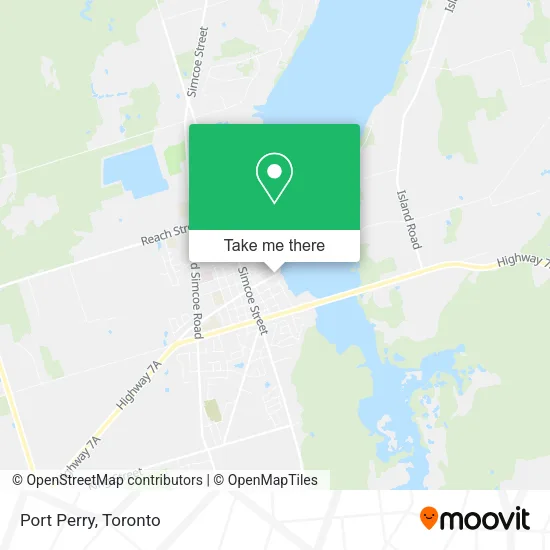 Port Perry map