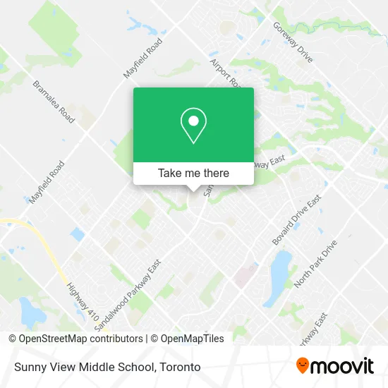 Sunny View Middle School map