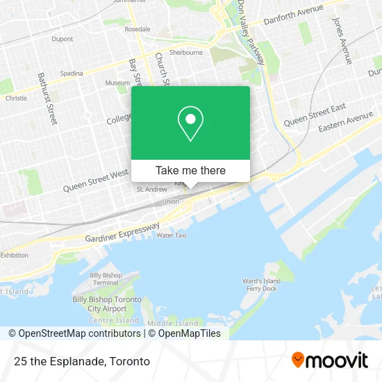 25 the Esplanade map