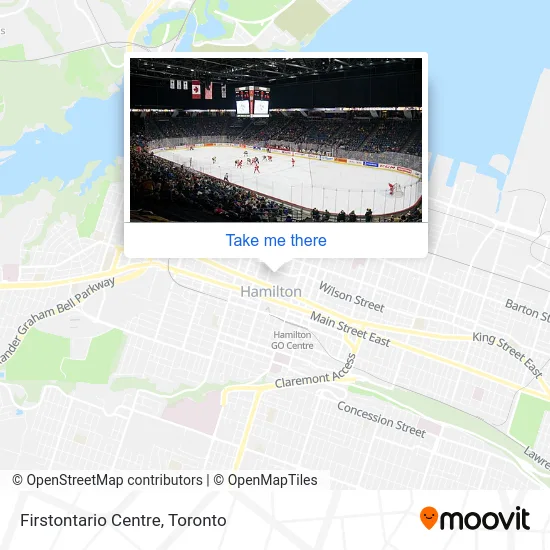 Firstontario Centre map
